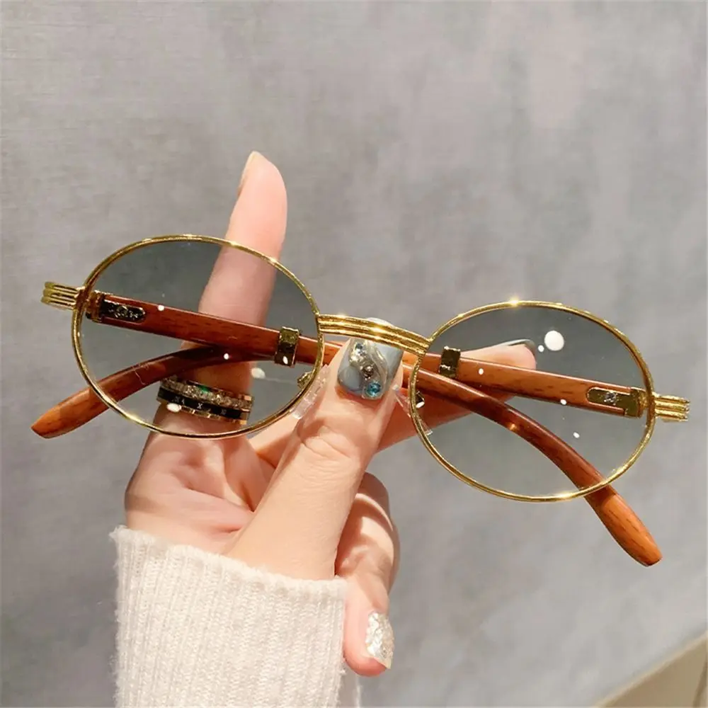 Sunglasses Uv400 - Fashion Small Frame Vintage Round Sunglasses
