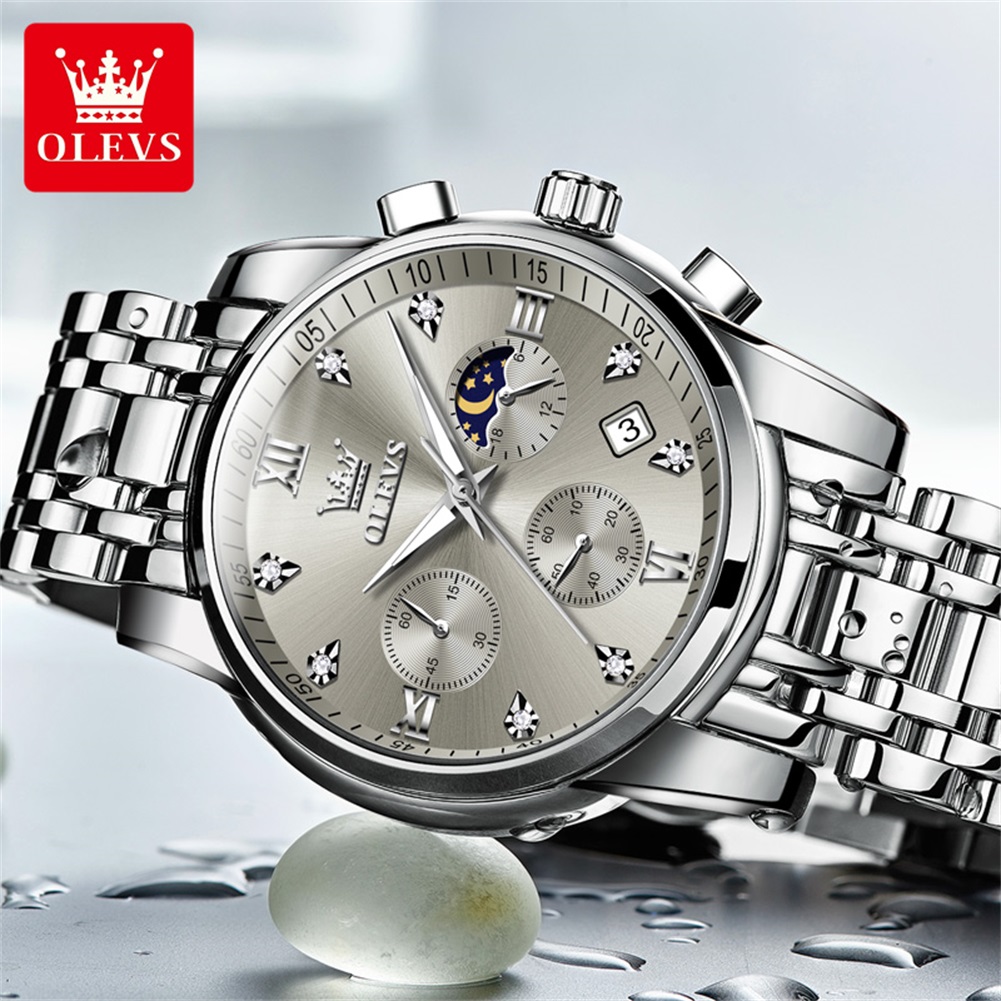 OLEVS 2858 Quartz Watch for Me - đánh giá và giá Luxury Watch Men