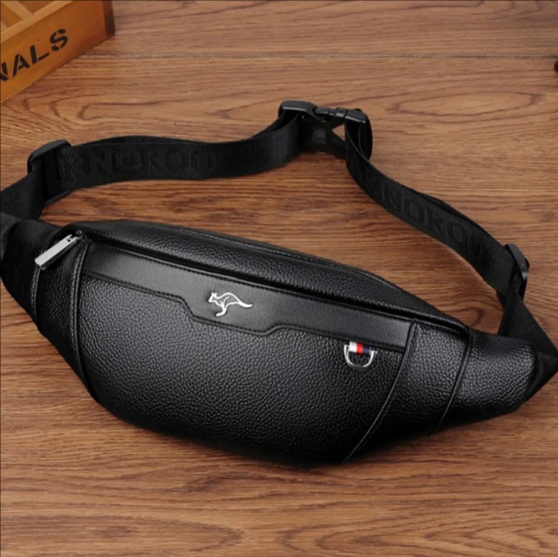 Business Leather Waist Bag Mul - đánh giá và giá Leather Wallet Men