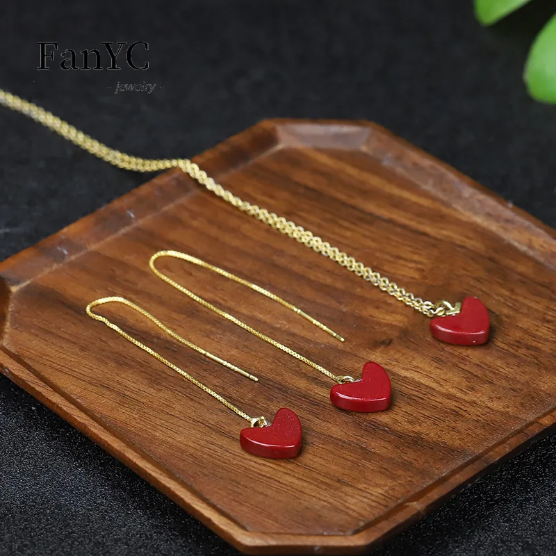 Natural V-shaped Cinnabar Love - đánh giá và giá Luxury Gift Set