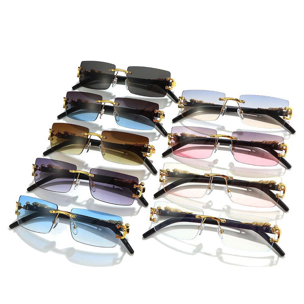 1PCS Fashion Vintage Rimless S - đánh giá và giá Designer Sunglasses