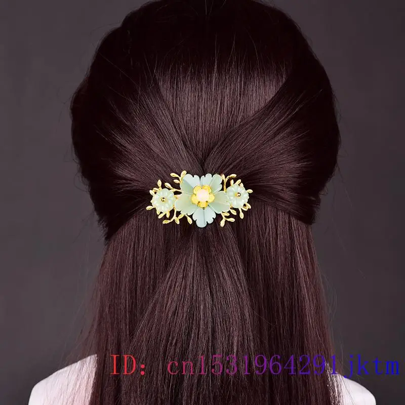 Xanh Ngọc Hoa Barrette Nhà Thi - đánh giá và giá Gold Plated Jewelry