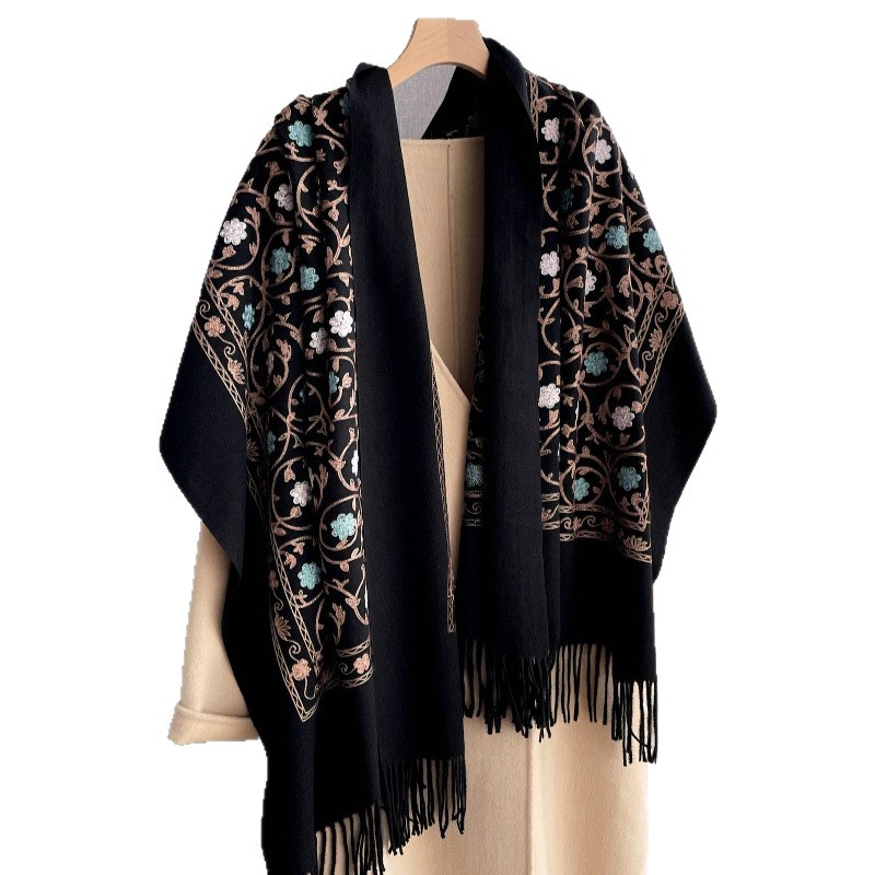 2025 New Embroidery Cashmere S - đánh giá và giá Cashmere Scarf