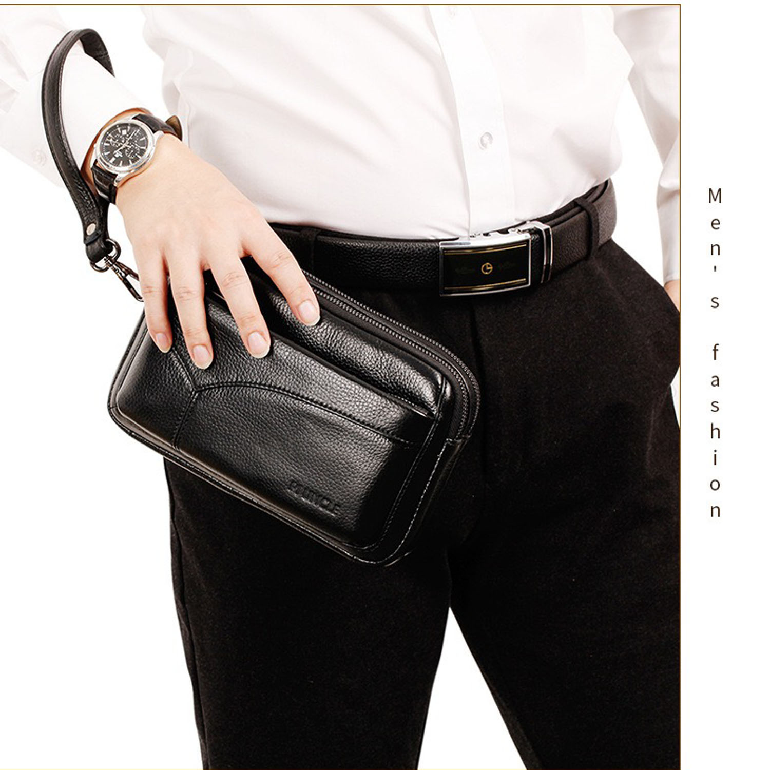 Men's Genuine Leather Fashion  - đánh giá và giá Leather Wallet Men