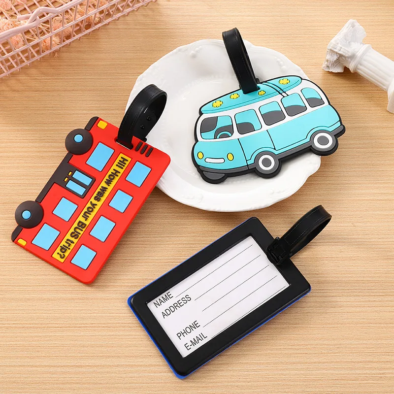 Cute Cartoon Cars PVC Silicone - đánh giá và giá Travel Luggage Set