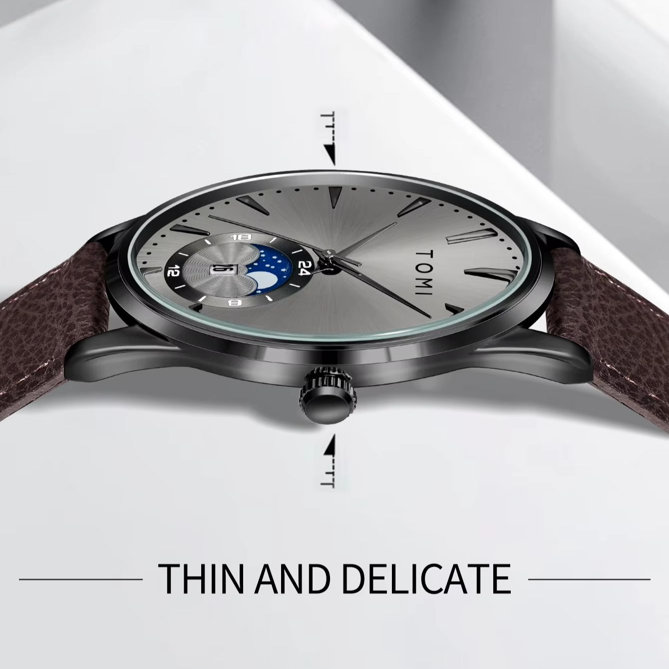 TOMI 2Pcs Men's Watch Gift Set - đánh giá và giá Luxury Gift Set