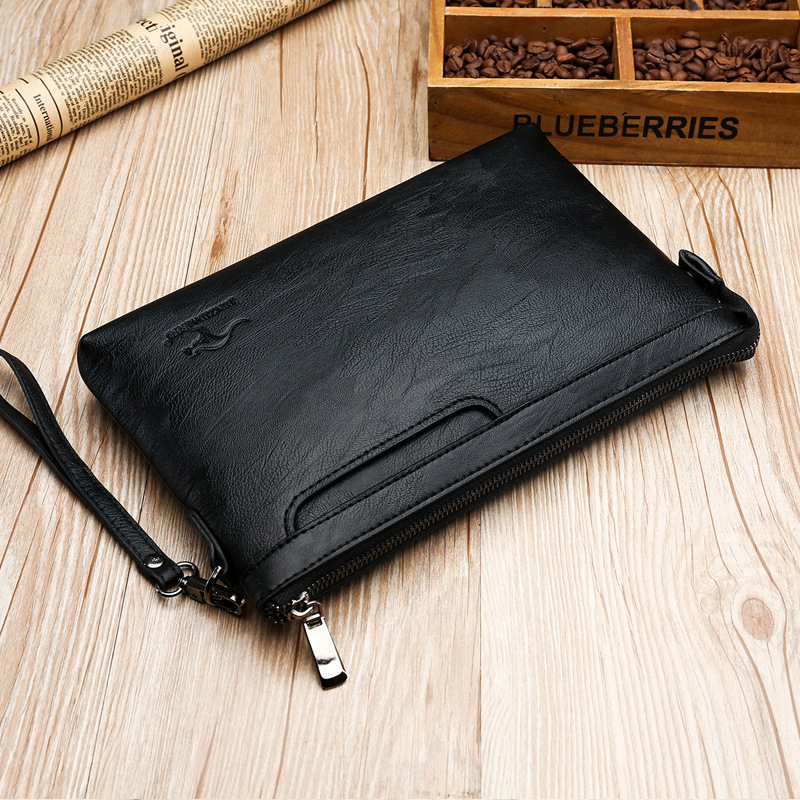 Brand Design Men Envelope Clut - đánh giá và giá Leather Wallet Men