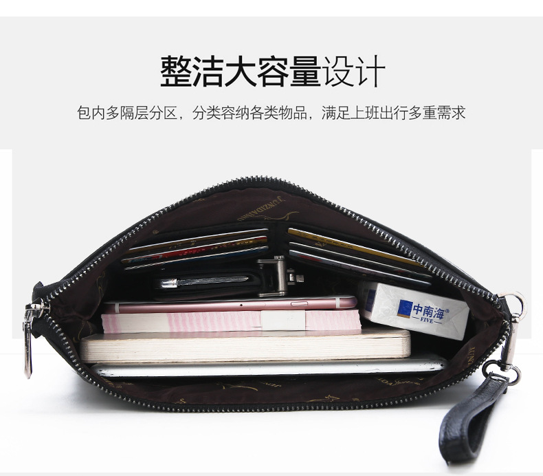 Brand Design Men Envelope Clut - đánh giá và giá Leather Wallet Men